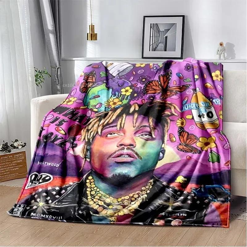 Альбом Rapper Juice Wrld 999 одеяло постер с художественным принтом фланелевое одеяло мягкое покрывало для дивана согревающий чехол подарок для меломанов