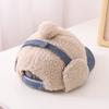 Earmuff Baby Baseball Cap Cute Bear Lei Feng Hat Winter Kids Peaked Caps  Toddler