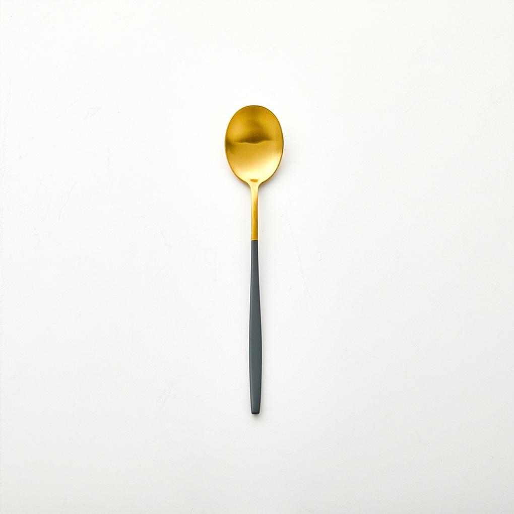 Roy Dinner Spoon_Gold Gray