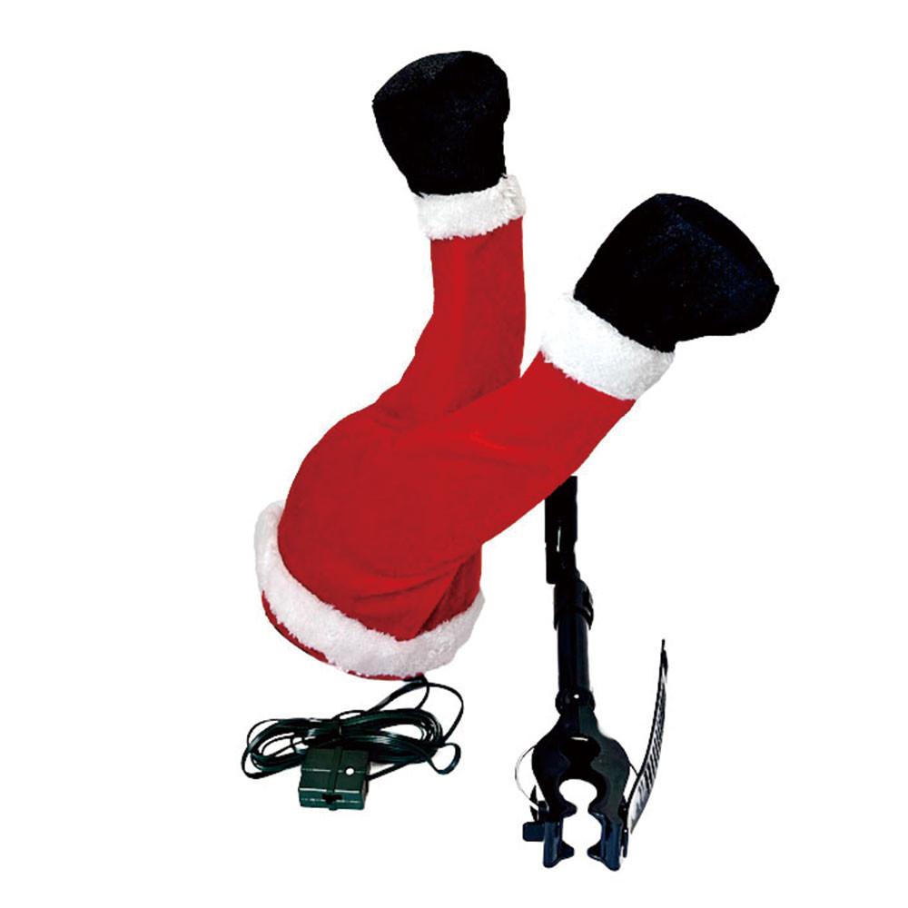 High Quality Christmas Leg Tree Decor, Christmas Tree Decor Plush Leg Sticky Christmas Tree Top Decor, Christmas Party Home Deco