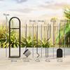 Fireplace tool set 5-piece fireplace accessories with broom, shovel, poker, tongs, stand