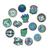 14Pcs Beautiful Earth Series PVC Charms for Shoe Decorations