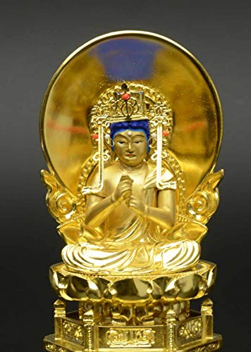 Buddhist supplies Dainichi Nyorai Buddha statue Pure gold medium 7 skin powder [Hiruta store] (2.5 cm)