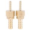 2pcs 48mm Brass Fitting Hose Barb Tail Reducer Reducing Plug Connector