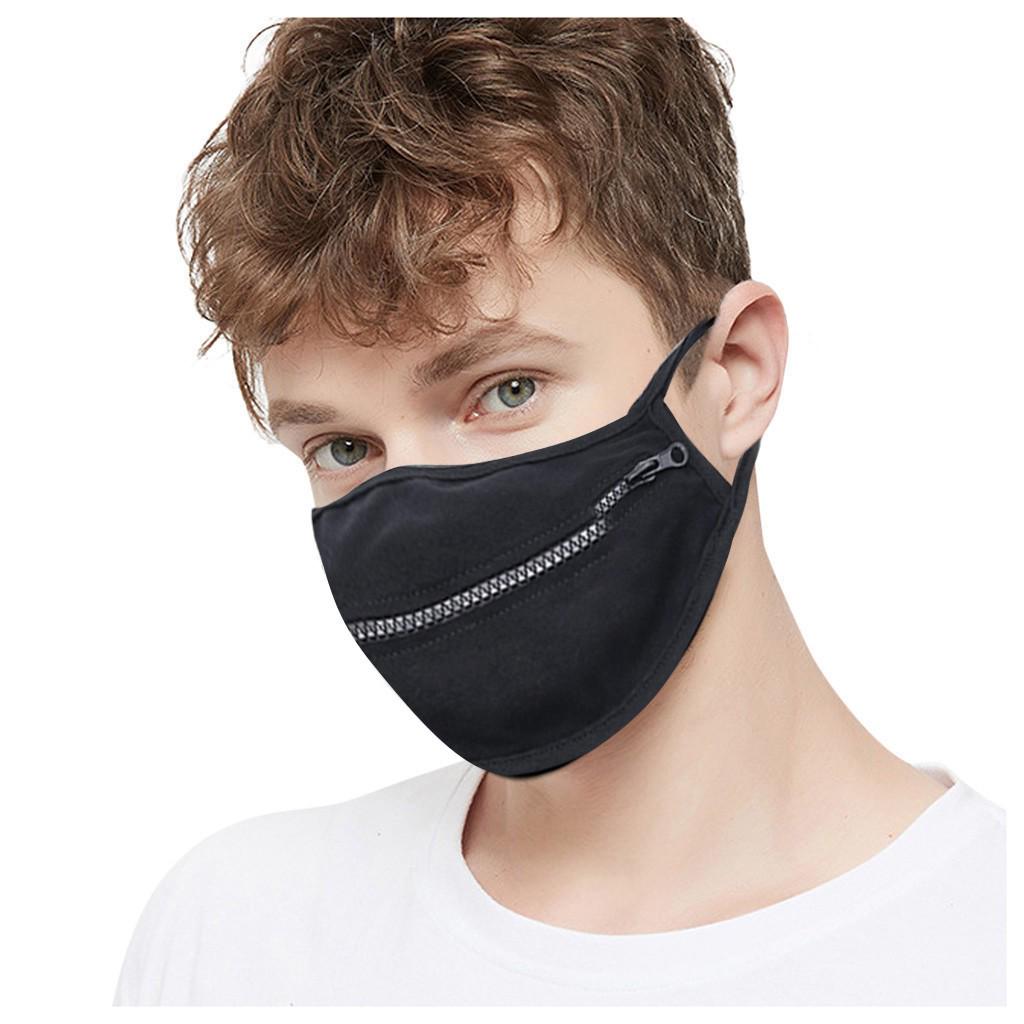 Неодноразовая маска для взрослых унисекс на открытом воздухе с застежкой-молнией туманный солнцезащитный крем можно стирать