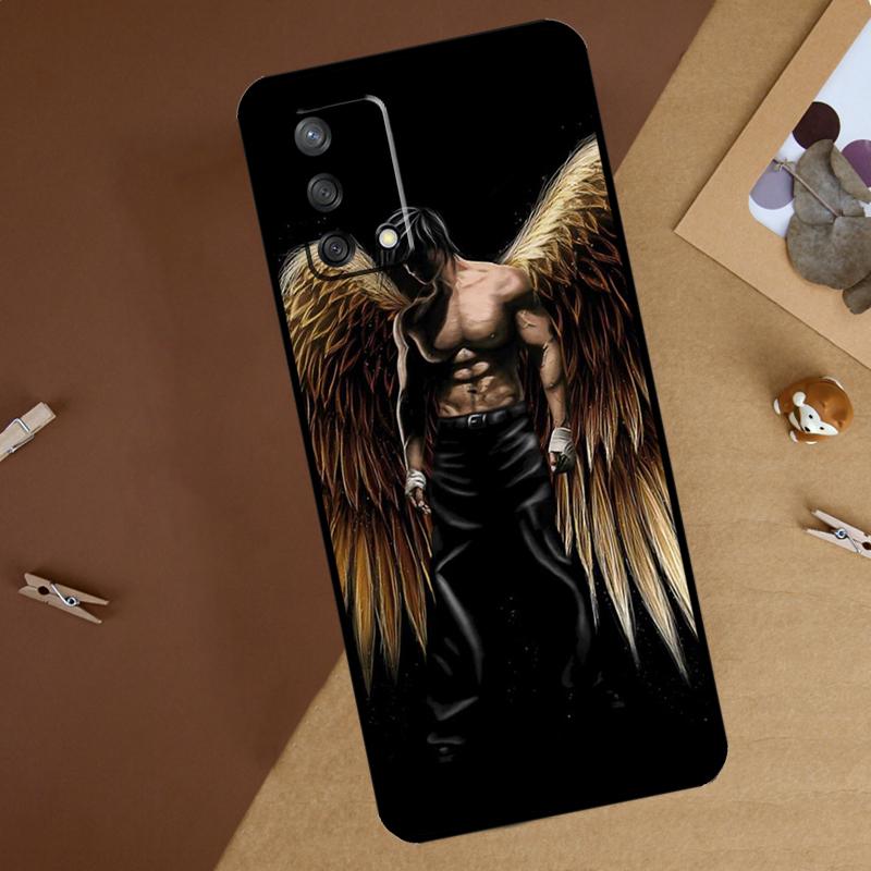 Angel For Oppo A16 A76 A96 A40 A60 A80 A74 A94 A54 A18 A38 A58 A78 A98 A15 A57S A17 A77 Phone Case