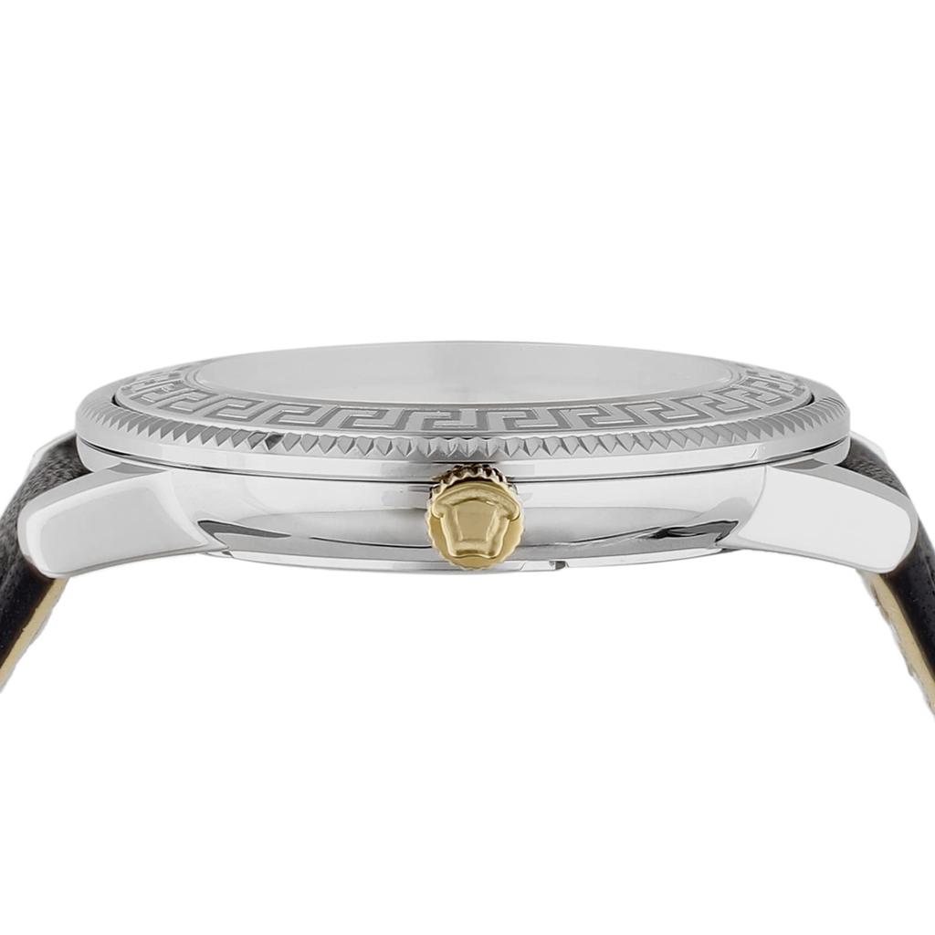 Часы TRIBUTE черный циферблат нержавеющая сталь сапфировое стекло кварцевые 45 мм швейцарские часы VE2P00122 [Versace] женские [Товар]