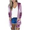 Women's Fashion Solid Color Cardigan Lightweight Long Sleeve Loose With Pocket Jacket