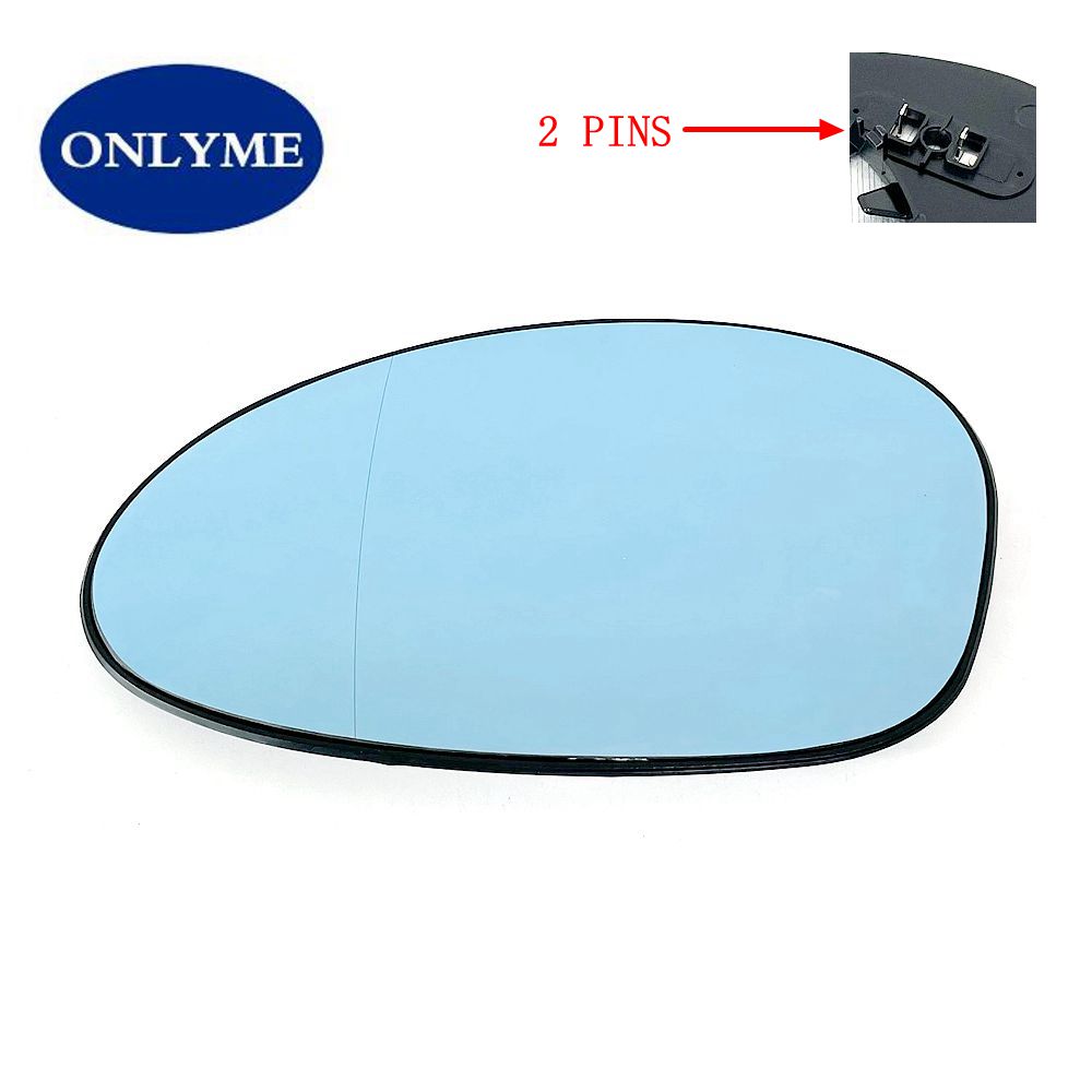 Car Wide Angle Heated 4 P / 2 P Blue Mirror Glass For Bmw Series 1 , 3  E90 E91 E92 E93 E87 E88 E46 2004 05 06 07 08 09
