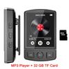 Мини MP3-плеер Портативный Спортивный Зажим Walkman Hi-Fi Звук Совместимость с Bluetooth 5.0 Студенческий Walkman 1,8-дюймовый Экран с FM-радио Электронная книга