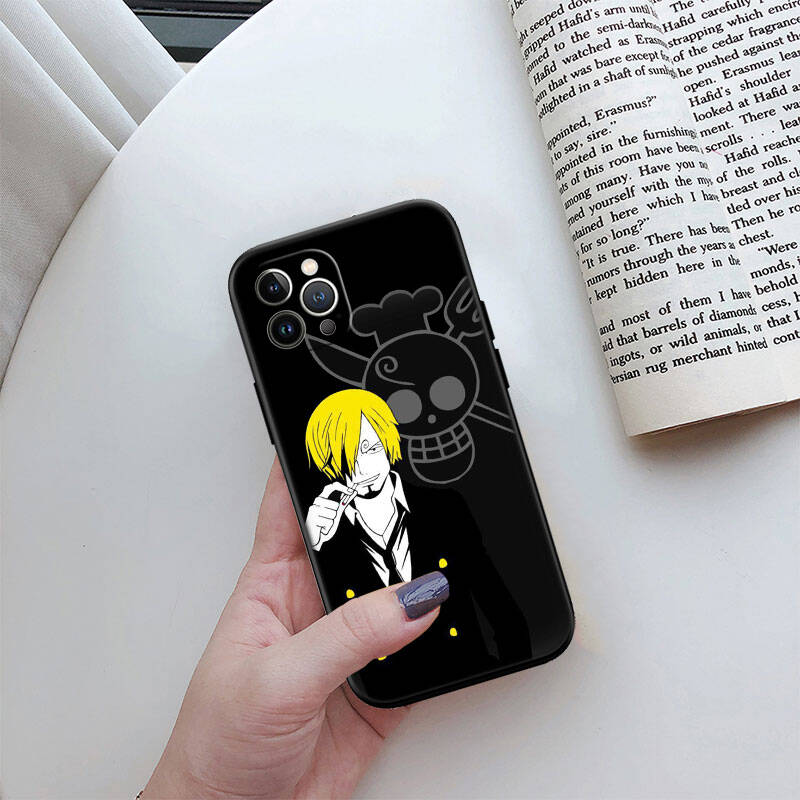MH123 Чехол для телефона One Piece Санджи для iPhone 7 8 11 12 13 14 15 16 17 16E XS Pro Max XR X SE Air