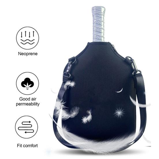 Сумка для ракетки Pickleball для женщин Сумка для тенниса через плечо Водонепроницаемая сумка для ракетки Pickleball для аксессуаров Pickleball