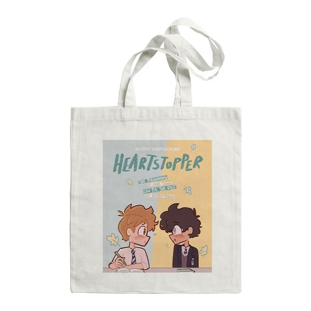 Hi Heartstopper Leaves Women Shopper Bags Shopping Bag Travel Tote Bag College Retro Shoulder Bag Large Capacity Student Handbag