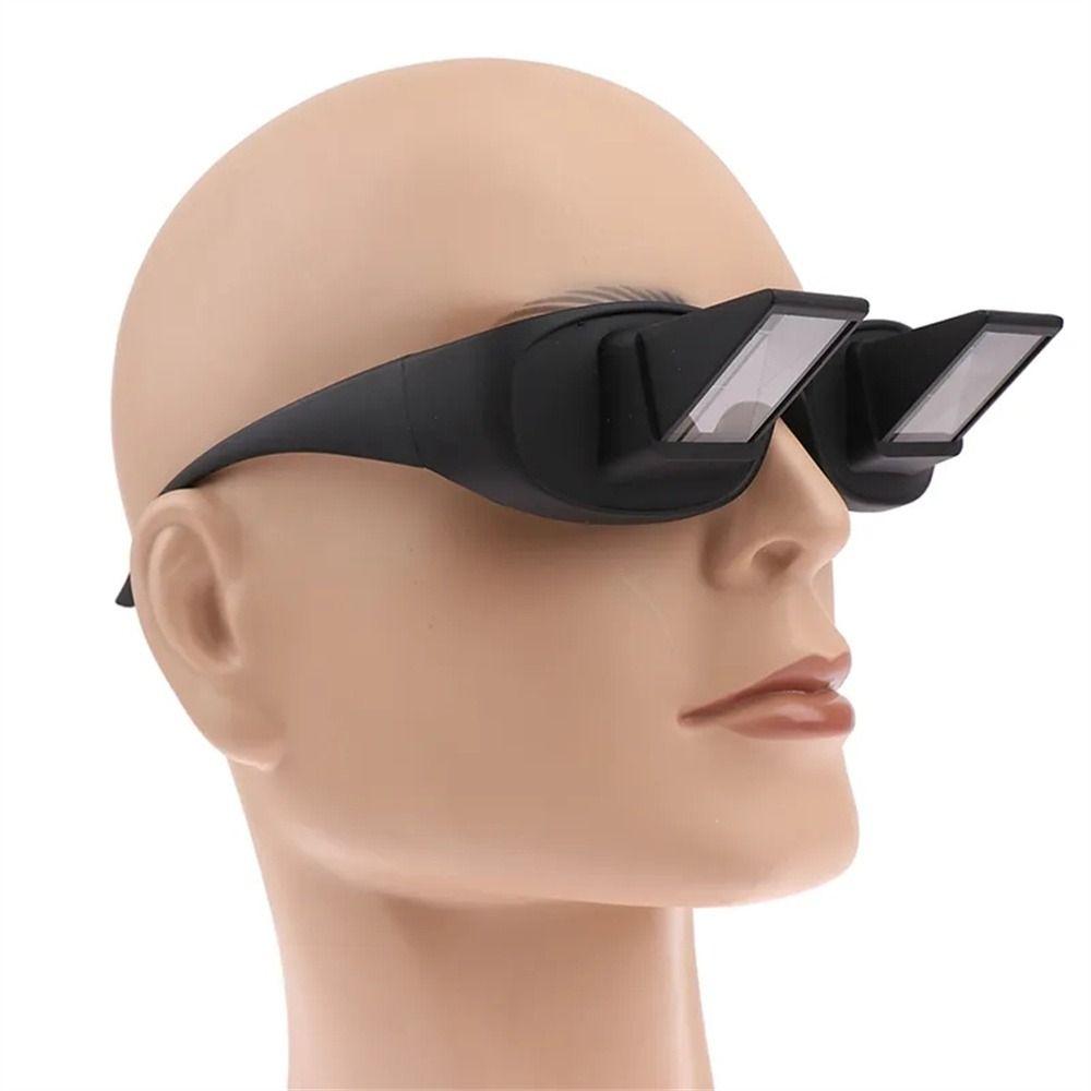 Prism Spectacles Horizontal Reading Glasses Refractive Sit View Glasses  On Bed