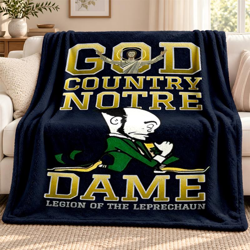 Fighting Irish blanket Flannel Blanket Soft Cozy Plush Throw for Sofa Bed Lightweight Home Decoration Outdoor camping