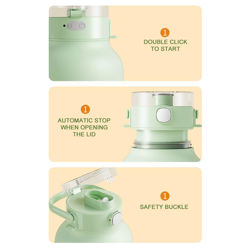 Портативный электрический блендер-соковыжималка с USB-подзарядкой, мини-блендер-соковыжималка для офиса, спорта, машина для сока, бутылка для воды