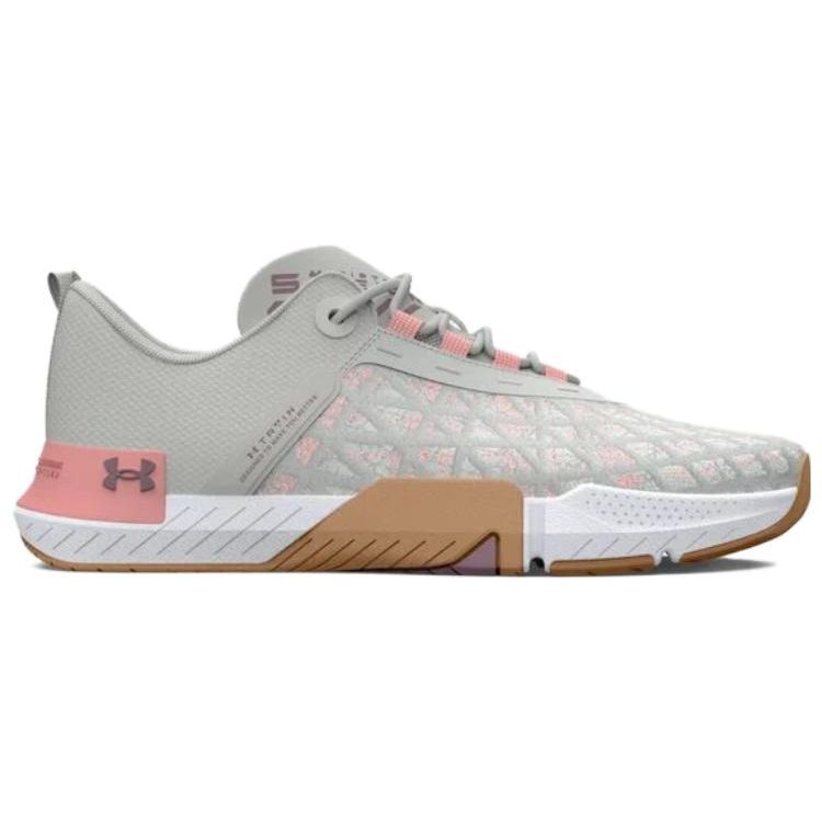 Under Armour Женские тренировочные кроссовки White Clay Pink Fizz Tribase Reign 5 3026022-300