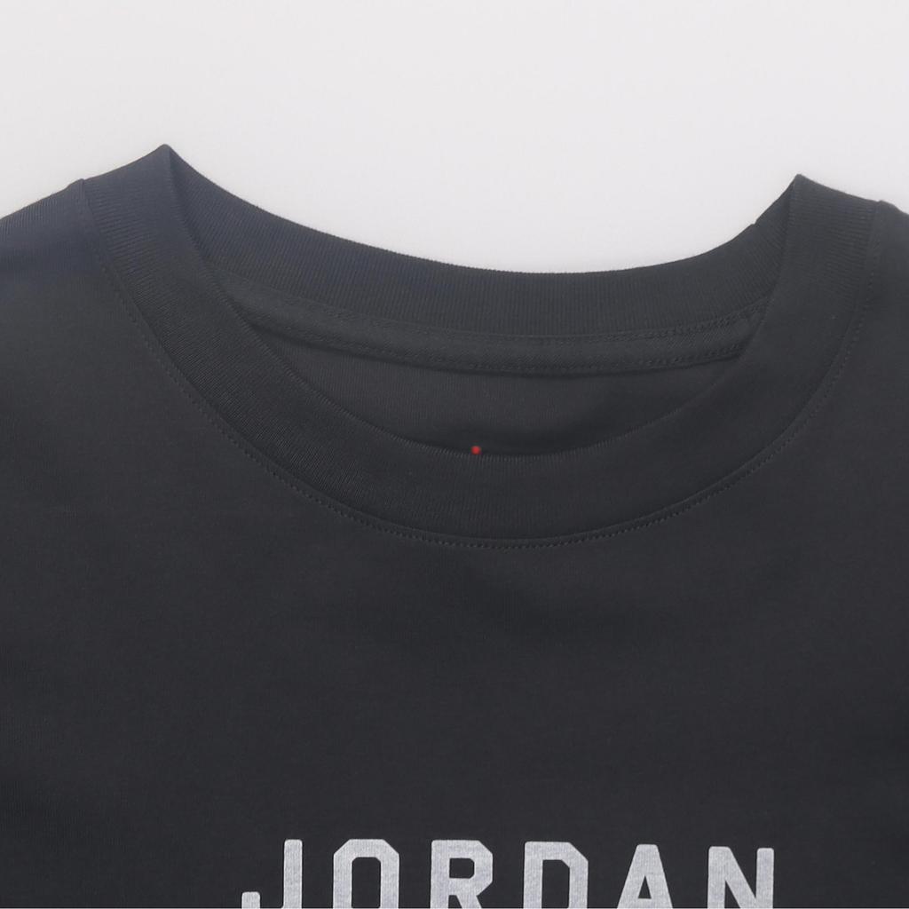 Jordan Футболка с надписью Girlfriend Letter Print, логотипом бренда, удобная, с круглым вырезом, повседневная, спортивная, с коротким рукавом, женская футболка FZ0618045