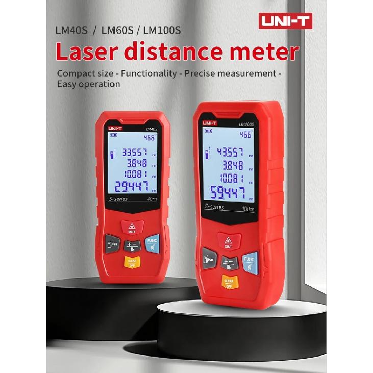 UNIT Laser Rangefinder LM40S/60S/100S 40M Distance Meter Rangefinder Laser Tape Range Finder Building Digital Rangefinder