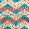 Гибкая хлопчатобумажная ткань темно-бирюзово-зеленого цвета в клетку. Материал платья Ткань с принтом Ткань в ярдах 40 дюймов