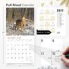RED EMBER Dream Bucks 2026 Wall Calendar 12 Month | 12” x 24” Open | Thick & Sturdy Paper | Holiday Gift | Whitetail Deer Hunting Wildlife Animal