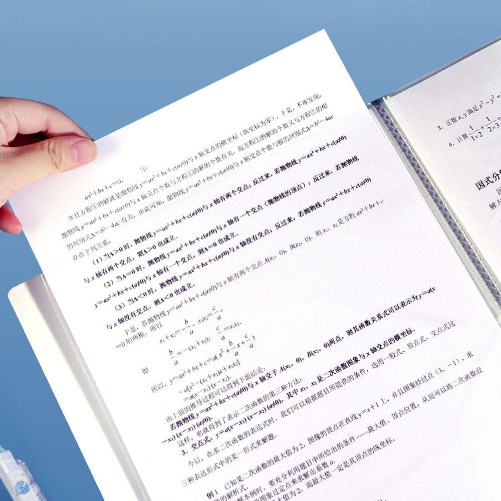 Прозрачная сумка Сумка для документов А4 Сумка для архивов Портативная папка для файлов