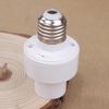 E27 Radar Induction Lamp Holder White Ceiling Light Lamp Bulb Fixing Base Stand Light Bulb Holder Lamp Socket For Home