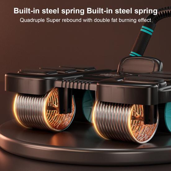 Ролик для пресса с автоматической поддержкой локтя и отскоком для мужчин и женщин