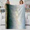 C-Caspar David Friedrich Throw Flannel Blanket Perfect for Sofa Office Bed Travel Sleep Read Relax Camping four season use