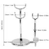 Ручной бритвенный помазок мыльница подставка гальванизированный металл подставка для бритвы