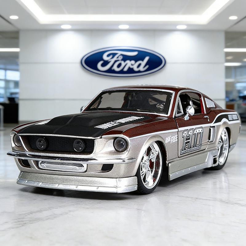 DRZG2 Maisto 1:24 Ford Mustang GT 1967 Modified Alloy Car Diecasts & Toy Vehicles Car Model Miniature Scale Model Car For Children