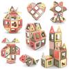 AMYCOOL Magnetic Blocks 60pcs Magnetic Toys Girls Blocks Toys Refill Pack Sold Separately Additional Trial Pack Educational Toys Cute 3D Puzzle