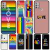 Gay Lesbian Lgbt Rainbow Pride Case For Moto One Fusion Hyper Edge E6s Capa for Moto G30 G10 Power G9 Play G8 Lite G Stylus