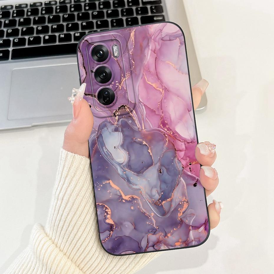 Fashion Painting Phone Case For OPPO Reno12 12Pro 5G Soft Silicone Shockproof Cover For Oppo Reno12 Pro 5G Reno 12 Cases Bumpers