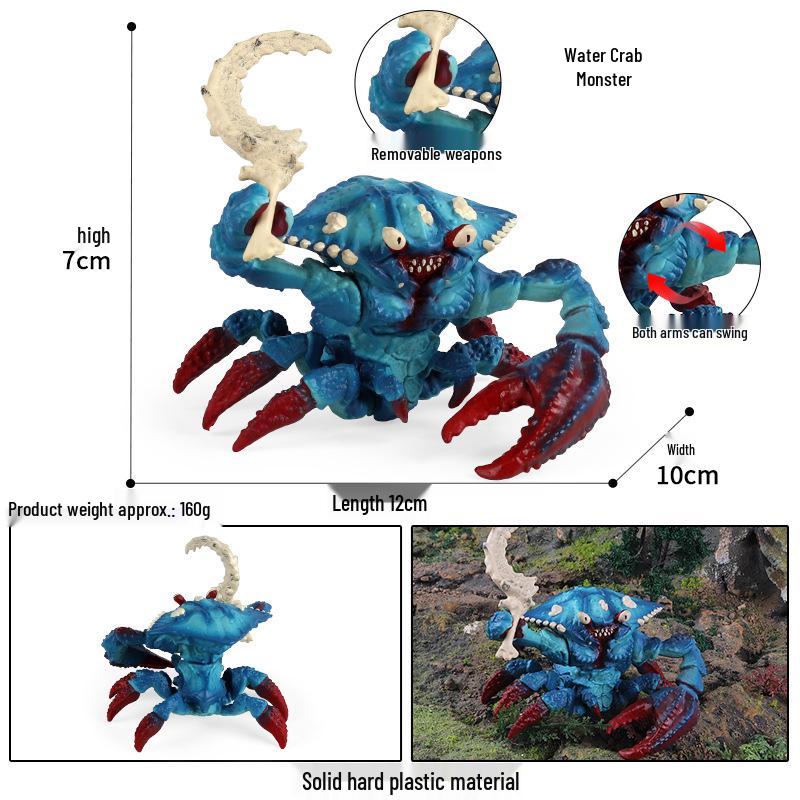 Набор моделей «Радужный Дракон и Мифическое Существо»: Дракон, Лев, Единорог, Белый медведь, Водяной краб