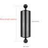 Diving Carbon Fiber 1inch Dual Ball Head Float Buoyancy Arm D20/40/60/80mm Camera Underwater Mount 5/6/7/8/9/10/11/12/14 Inch