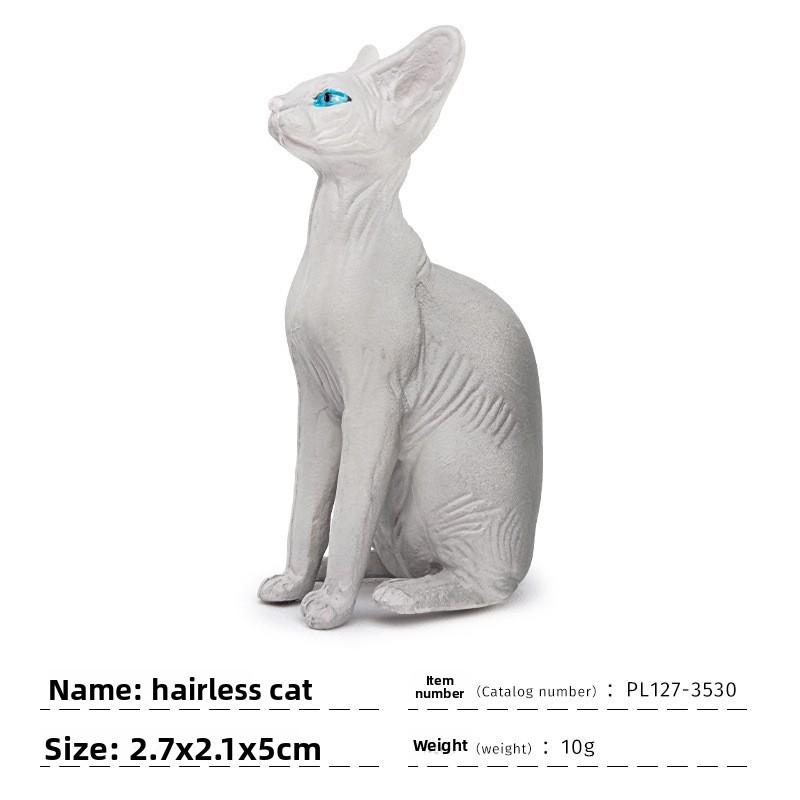 Calico Ragdoll Cat Cat Figure Model For Kids Learning Toy And Decorative Display