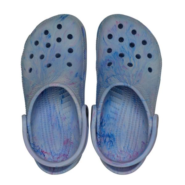 Crocs Унисекс Классические акварельные мраморные кроксы 211583 4zd Сандалии-шлепанцы Crocs Гиббитц Повседневные