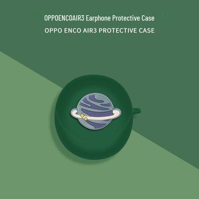 OPPO Enco R2 Ultra-Thin Silicone Protective Case - Full Coverage Earphone Shell