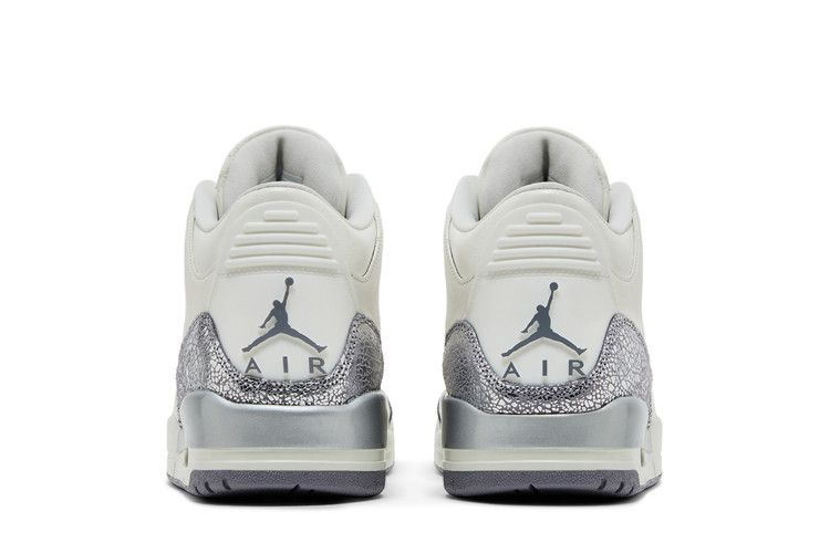 Jordan 3 Ретро Парус Цементно-серый (Женский)