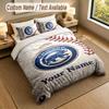 Комплект постельного белья 1 пододеяльник 2 наволочки Принт Chicago Cubs Мягкое постельное белье Декор спальни
