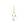 32mm Golden Metal Paper Clip Lady Face Outline Art Line Hollowed Out Bookmark Bookshelf Office