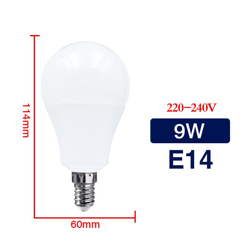 Energy-efficient E27 Globe LED Bulb - Super Bright Plastic-Clad Aluminum for Indoor Use