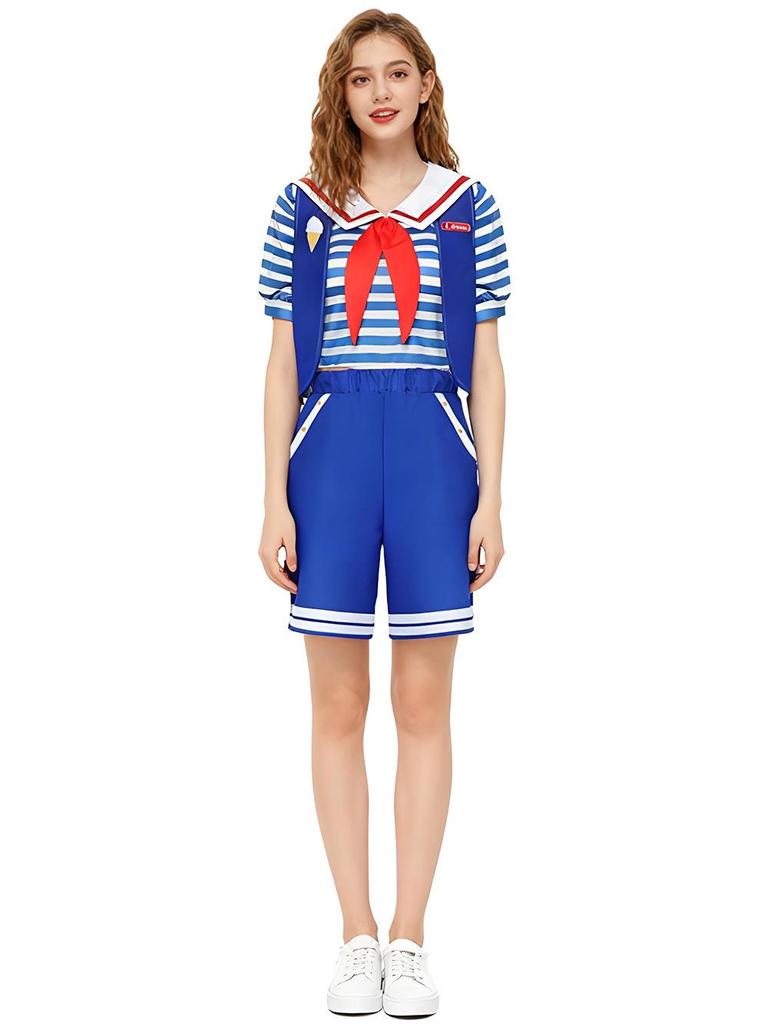 Stranger Things Eleven Sailor Man-Eating Flower Halloween Costume