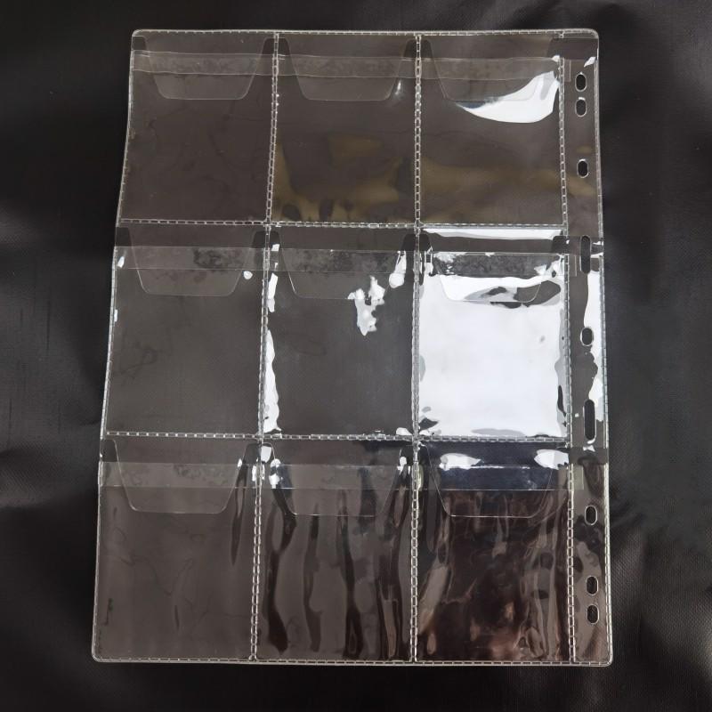 Альбом для коллекции монет большой вместимости: Папка-альбом на кольцах для коллекционирования древних и памятных монет с прозрачными страницами для банкнот.