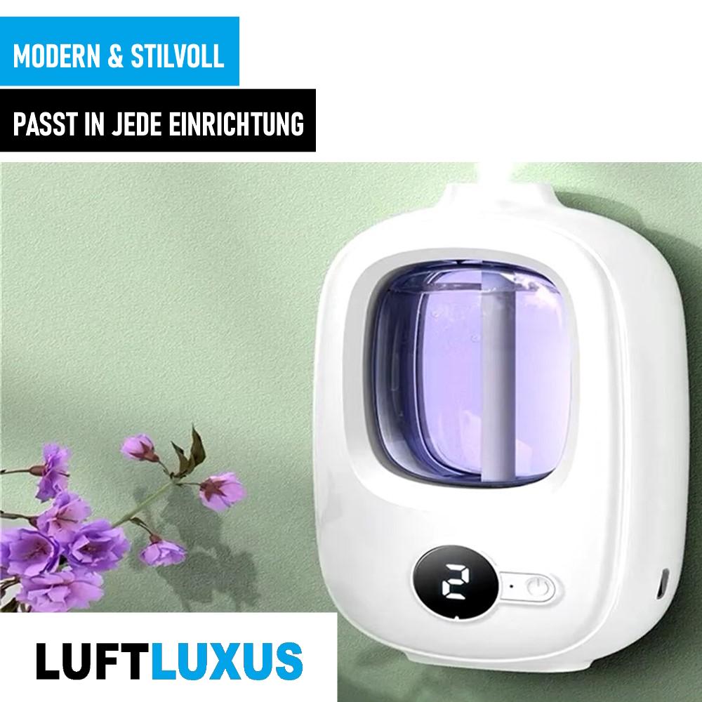 LUFTLUXUS Освежитель воздуха для автомобиля, Ароматизатор для помещения, Электрический, Перезаполняемый, Ароматический диспенсер