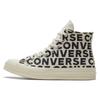 Chuck Taylor All Star 1970s Comfortable and Versatile Trendy High-Top Espadrilles Unisex Off-White Black