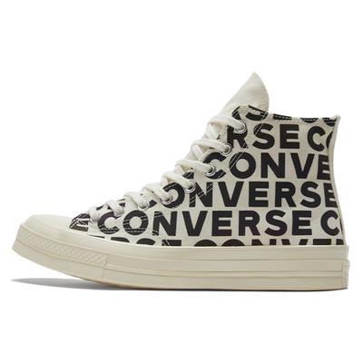 Chuck Taylor All Star 1970-е Удобные и Универсальные Модные Высокие Эспадрильи Унисекс Молочно-Белый Черный