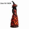 Harvest Theme Autumn Witch Figurine Resin Material Witch Shelf Decoration  Halloween Season