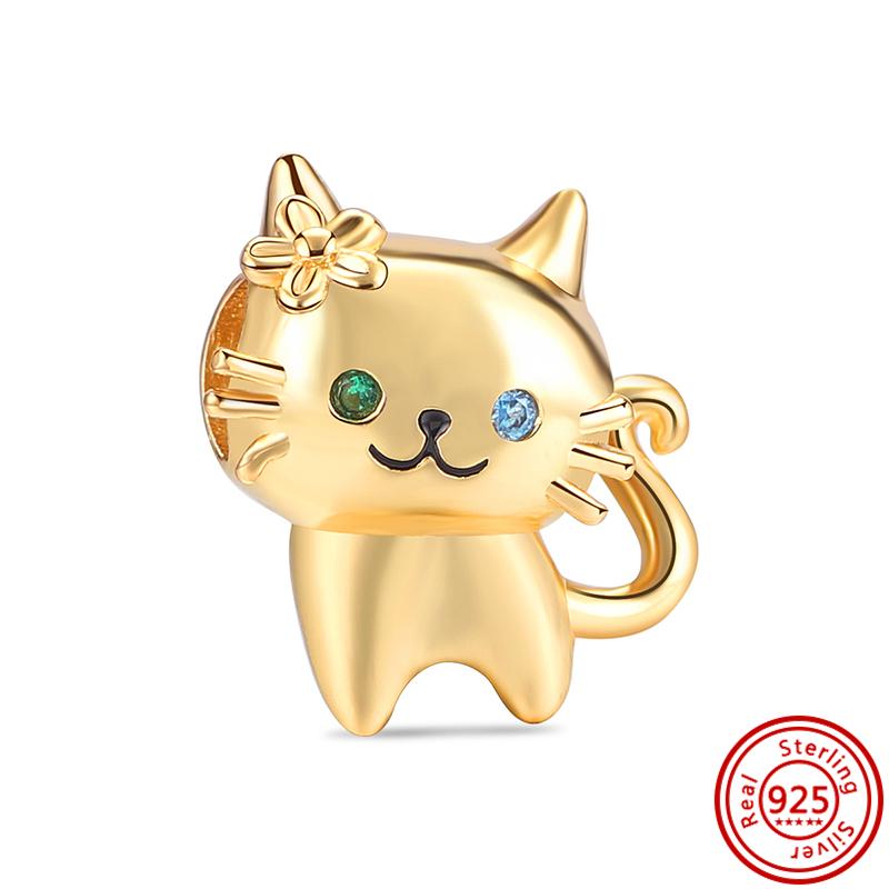 Новый 925 Серебряный Золотой Замок Ключ Пчела Солнечный Замок Красное Пламя Тонкие Бусины Подходит Оригинальный 925 Браслет Подвески DIY Изготовление Ювелирных Изделий